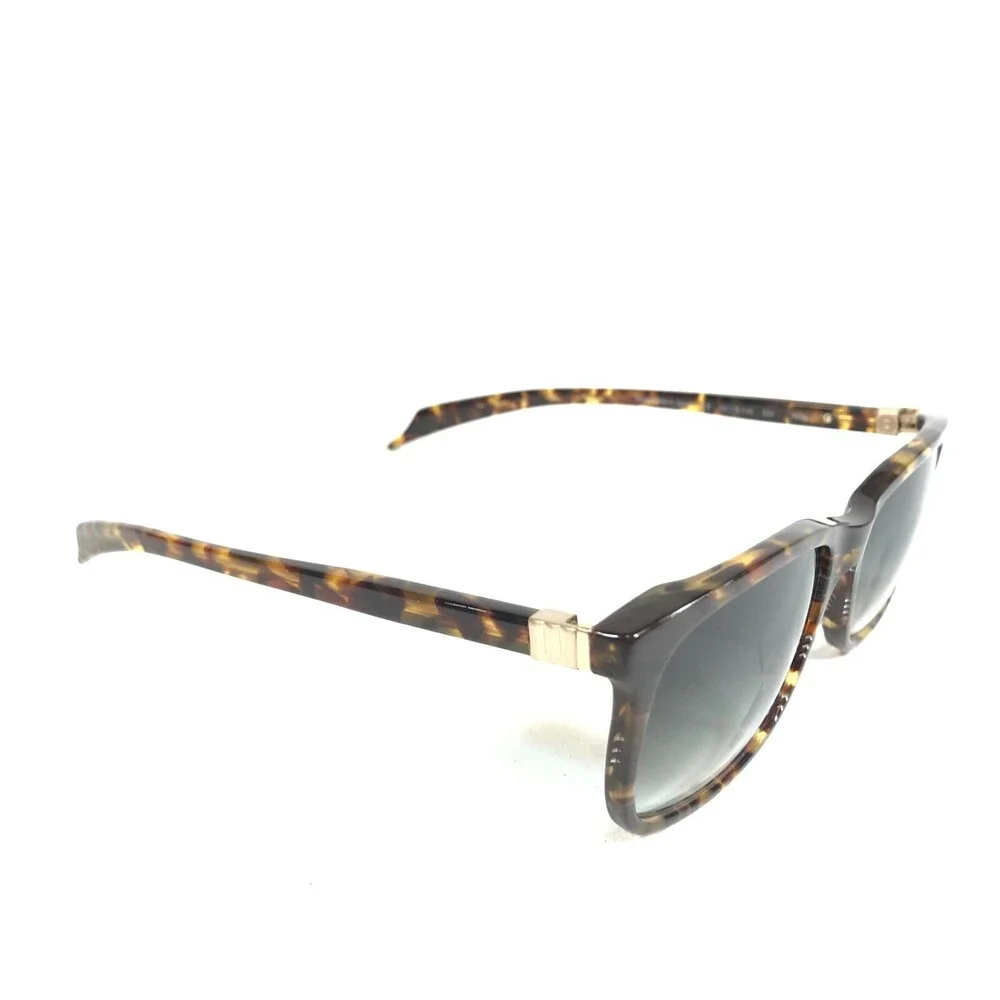 Morgenthal Frederics Sunglasses 320 ROD Brown Square Frames with Green Lenses